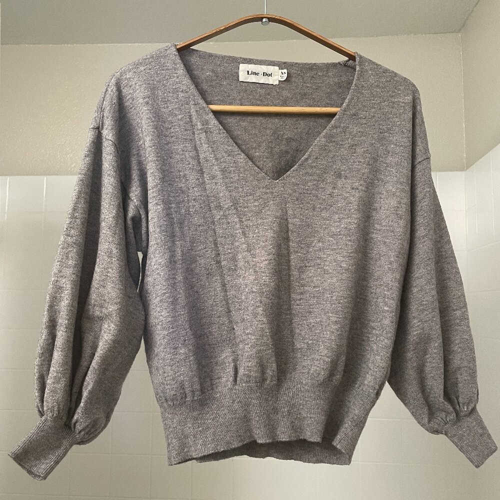 Anthropologie Line & Dot Grey Sweater – XS